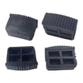 thumbnail image 1 of Almohadillas de goma Colamx para pies de escalera empinada 4 piezas antideslizantes 6 cm x 22 cm, 1 of 8