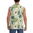thumbnail image 4 of Kdxio Hawaiian Style for Men's Muscle T-shirt,Sleeveless for Workout Running Athletic Gym Lounge Casual, 4 of 7