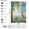 thumbnail image 2 of Blossoming Paris Eiffel Tower Backdrops for Photography for Party Backdrop Wedding Backdrop Background Picture, 2 of 5
