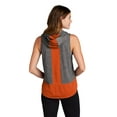 thumbnail image 2 of Sport-Tek LadiesDraft Hoodie Tank LST410 XS Deep Orange/ Dark Grey Heather, 2 of 4