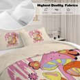 thumbnail image 7 of Sleepwish Pink Mushroom Comforter Set Twin 3Pcs for Kids Girls Microfiber Bedding Set, 7 of 7
