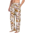 thumbnail image 6 of Susaid Sunflowers And Butterflies Print Mens Pajama Pants Set Sleep & Lounge Pants, PJ Bottoms with Pockets and Button Fly-Small, 6 of 6