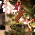 thumbnail image 4 of FELTECHELECTR 4 adornos colgantes exquisitos para árbol de Navidad con forma de perro salchicha, suministros para fiestas., 4 of 6