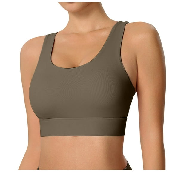 Women's Sexy Sports Bra - Large Size, High Strength Shockproof for Yoga & Running