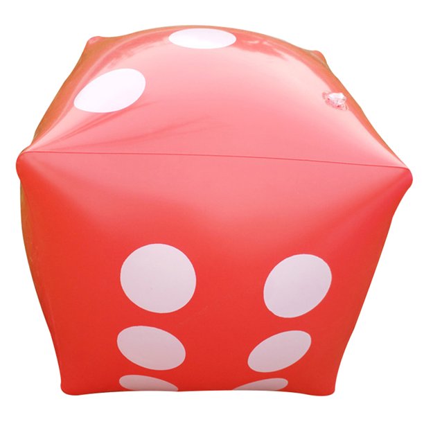 Inflatable oversized dice big dicered Large Inflatable Dice Dot Diagonal Huge Toss Rolling Toy