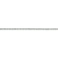 thumbnail image 3 of 14K Or Blanc 1.1mm Chaîne Singapourienne 20 Pouces, 3 of 5