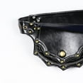 thumbnail image 6 of Segolike Waist Pack Fanny Pack Adjustable Strap Durable Vintage Medieval Hip Bag Pocket for Hiking Cycling Outdoor Walking Party Black, 6 of 7
