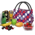 thumbnail image 3 of Fotbe golf Bolsa Térmica Portátil con Estampado, Bolsa de Entrega de Alimentos Aislada, Bolsa Reutilizable de Gran Capacidad para Comidas y Supermercado, 3 of 6