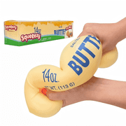 NEW Jumbo Butter Stick Squishy Toys - 14oz Slow Rising Squeeze Stress Ball Fidget for Stress Relief & Anxiety Relaxation