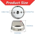 thumbnail image 2 of DG64-00473A Range Burner Dial Knob Oven Knob Compatible with Sam-sung Gas Range NX58F5700WS NX58K7850SS NX58H5600SS NX58J7750SS NX58H5650WS-Replaces DG64-00472A DG64-00347B DG64-00472B (5pcs), 2 of 6