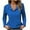 Blue-Fashion Sweatshirts, variant on Xcmzpl Sweatshirts for Women Basic Solid Color Round Neck Sweatshirt Athletic Pullover Tops Work Long Sleeve T-shirts Fall Clothes