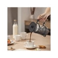 thumbnail image 4 of French Press Coffee Maker, 34 Ounce 1 Liter Borosilicate Glass Coffee Press Tea Maker With Stainless Steel Filter, Large Glass French Presses Cold Brew For Camping Travel Home Kitchen, Silver, 4 of 7