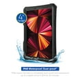 thumbnail image 4 of onn. Waterproof Tablet Case for iPad Pro 11" (3rd, 4th generation) - Black/Clear, 4 of 8