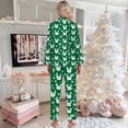 thumbnail image 5 of FASHOFT Christmas Pajamas for Women Set Cute Xmas Print Long Sleeve Button up Shirts and Pants 2 Piece Christmas Pjs Soft Holiday Sleepwear Loungewear S, 5 of 5