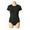 Black, variant on Anti-Strip Short-Sleeve Bodysuit – Secure Between-Leg Snaps