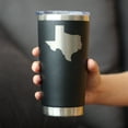 thumbnail image 3 of Bevvee Insulated Travel Tumbler 20 oz State Of Texas Texas Enthusiast Gifts Tumblers, 3 of 4