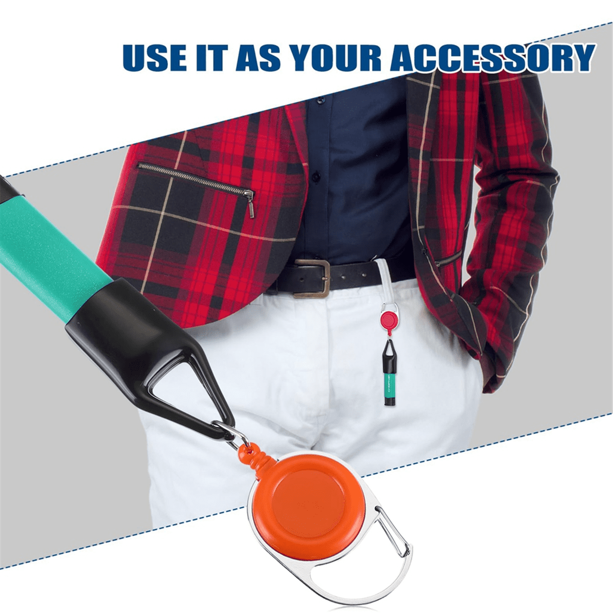 28 Pcs Retractable Lighter Holder Keychain Assorted Color, Keychains with Single Clip