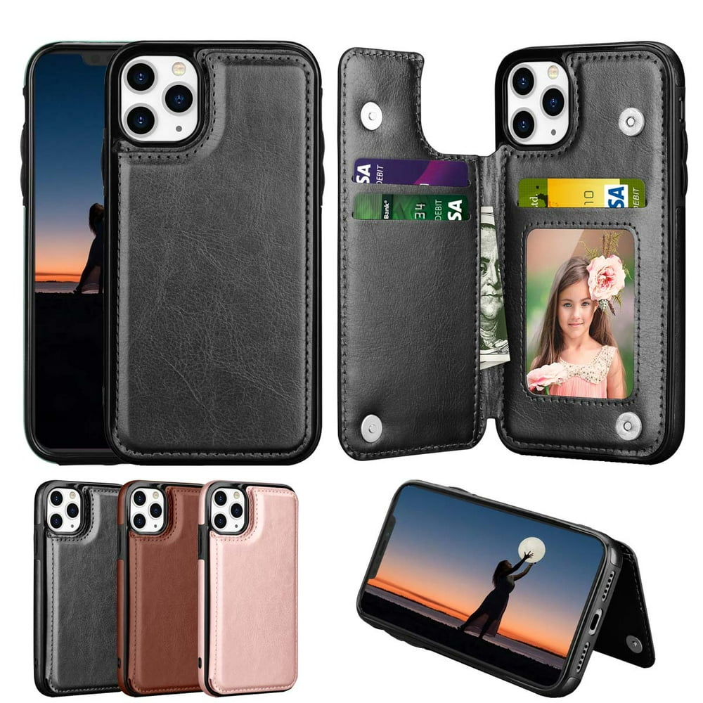 iPhone 11 Case, iPhone 11 Wallet Case, Takfox Shockproof PU Leather