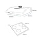 thumbnail image 4 of Combo Mabe Parrilla 76 cm con Campana PM76CMP76SX0 Acero, 4 of 4