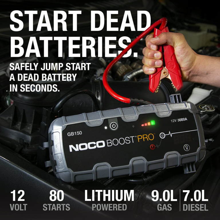 NOCO Boost Pro GB150 3000A 12V UltraSafe Portable Lithium Jump