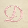 thumbnail image 3 of DALIX Women's Cotton Canvas Tote Bag Large Shoulder Bags Pink Monogram D, 3 of 8