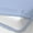 Light Blue Solid, variant on Zipper Fitted Sheet - Hotel Quality Bottom Sheet - 12" inch Snug Deep Pocket Twin-XL Size Zipper Encasement Pure 300TC Cotton Bed Sheets Mattress Cover - Light Grey Solid.