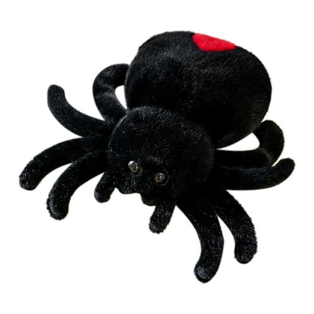 Simulation Spider Jumping Spider Doll Crawling Pet Doll Plush Cute Reptile Plush Toy Super Cute