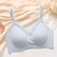 thumbnail image 4 of Levmjia Women Push Up Bra Solid Color No Wire Breathable Seamless Underwire Free Bra Comfortable Everyday Wear Lightly Padded Lace Bralette, 4 of 7