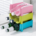 thumbnail image 2 of 3 soportes para cerveza, soporte para latas de refresco, soporte para cerveza, estante de almacenamiento para botellas, organizador para refrigerador, azul, 2 of 6