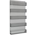 thumbnail image 1 of Organizador para especias, estantes de alambre de 5 niveles que ahorran espacio para despensa o gabinetes, organización y almacenamiento de cocina (negro), 1 of 7