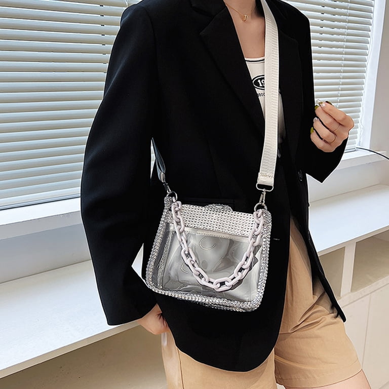 Small Clear Bag Stadium Approved, Clear Purses for Women Stadium