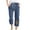AD-Navy, variant on QATAINLAV Womens High Waisted Capri Pants with Pockets Summer Drawstring Elastic Straight Leg Pants Trendy Floral Print Cropped Trousers Navy S Ofertas Del Dia de Hoy Relampago