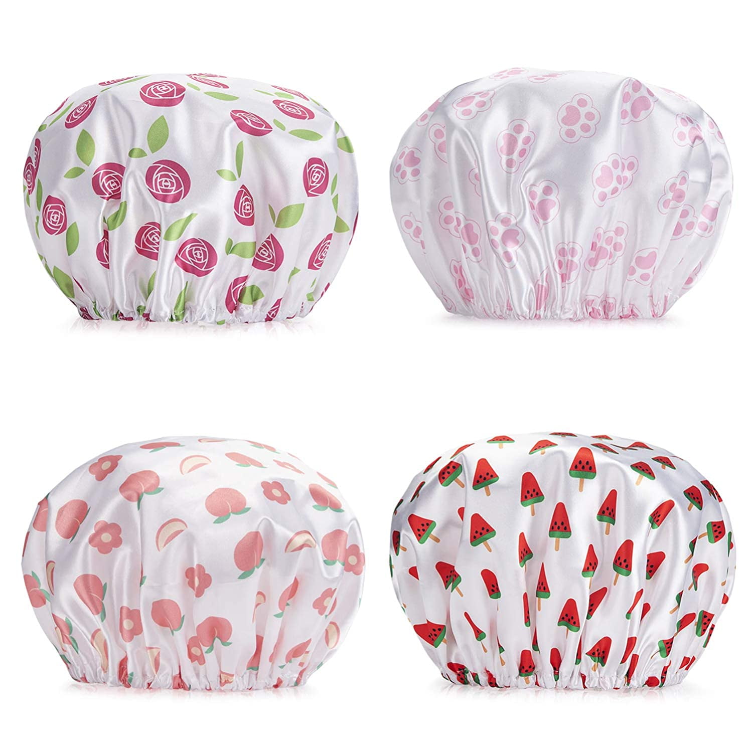 TESNN AmazerBath Shower Caps for Women 