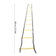thumbnail image 1 of Abrrenamiento de la Agilidad de la Escala, Una Escalera de Agilidad Duradera Sólida y Plegable Práctica, Para Aumar la Rapidez de la Rápida Coordinacióna de la Flexibilidad, 1 of 7