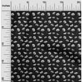 thumbnail image 2 of oneOone Viscose Chiffon Black Fabric Floral Sewing Material Print Fabric By The Yard 42 Inch Wide, 2 of 4