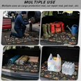 thumbnail image 3 of Xixirimido All Weather Car Trunk Mat 29" x 39" Decorative Cargo Liner, Heavy Duty Rear Trunk Protector Universal Auto Interior Accessories, Cottagecore Mushroom Fern Leaf, 3 of 7