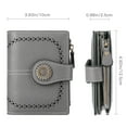 thumbnail image 4 of Sendefn Small Women Wallet Genuine Leather Bifold Purse RFID Blocking Card Holder, 4 of 7