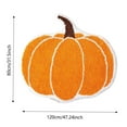 thumbnail image 2 of "Halloween & Thanksgiving Pumpkin Doormat 31.49"x47.24"x0.4" Faux Wool Rug for Fall (5 Festive Designs) Non Slip Bathroom/Bedroom Mat (960g) Machine Washable", 2 of 3