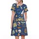 thumbnail image 1 of Balery Marine Nautical Vestidos sueltos de manga corta para mujer, vestidos de verano 2025, vestidos casuales de corte A con vuelo., 1 of 6