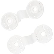 Anti Bird Net Clip Shade Cloth Clips Firmly Fasten Plastic 100pcs for Outdoor Garden (White)