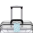 thumbnail image 3 of Rocae Cute Rabbit for Leather Luggage Baggage Tags ID Label Privacy Cover ID Label with Stainless Steel Loop and Address Card, 3 of 5