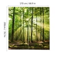 thumbnail image 2 of Inicio Bosques Luz Solar Impresión Cortinas de Sombra para el balcón Dormitorio Sala de Estar Decoración de la Ventana(170*200cm) Suministro Para el Hogar Fugacal NO, 2 of 7