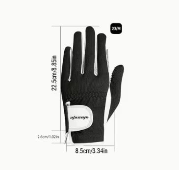 Men's Lightweight Breathable Left Hand Golf Glove - Classic Color Golf Accessories for All Weather Conditions