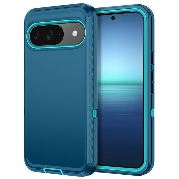 Petocase for Google Pixel 9/Google Pixel 9 Pro Case (2024),Shockproof Rugged Military Grade Heavy Duty Protective Case,Green