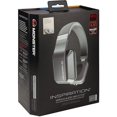 thumbnail image 2 of Monster Inspiration Active Noise Canceling - Headphones with mic - full size - wired - silver, 2 of 13