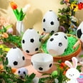 thumbnail image 4 of HongHeng 6 Pcs Plastic Easter Egg, Assorted Sports Balls Egg Shells for Filling Specific Treats, Easter theme Party Favor, Basket Stuffers Filler, Classroom Prize Supplies, 4 of 6