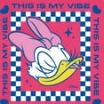 thumbnail image 2 of Disney - Daisy - This Is My Vibe - Men's Crew Neck Fleece Pullover, 2 of 4