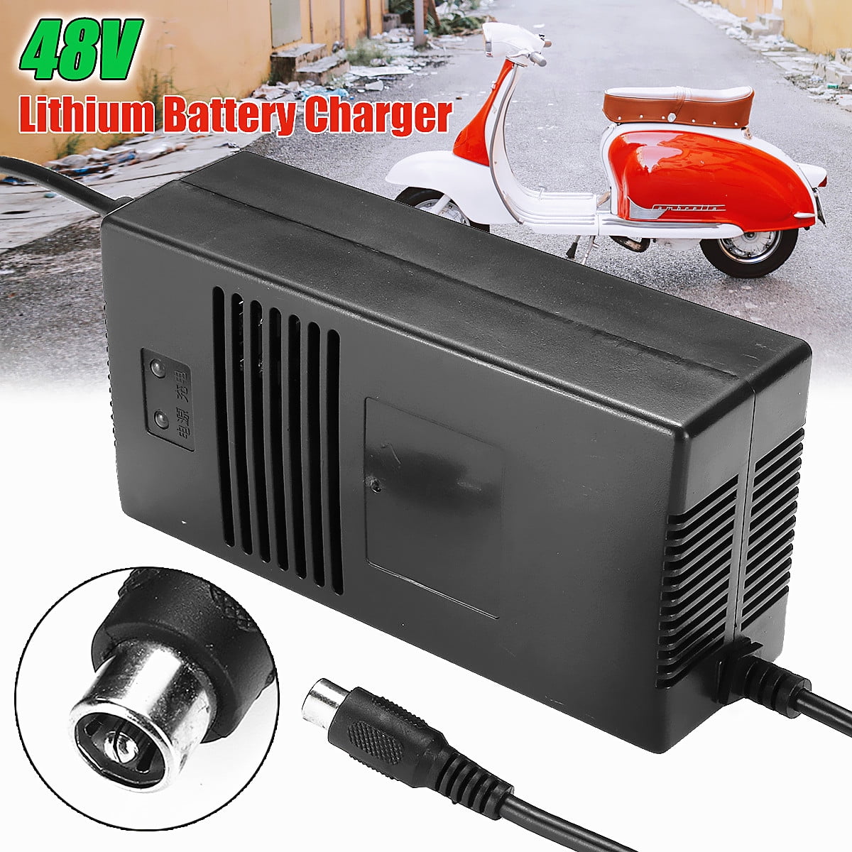 48V Lithium Battery Charger 2amp For Electric Bicycle Cycle Bike 10amp