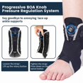 thumbnail image 4 of LOVEVER Ankle Brace Adjustable Knob Maximum Metal Ankle Support Brace for Sprained Ankle Tendonitis  Achilles, 4 of 7