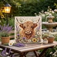thumbnail image 2 of Summercome Cute Animal Pearl Art DlY Craft Kit, Diamond Painting for Adults Beginner, Handmade Pearl Beads Diamond Dots Painting Gem Sparkling Horse Home Wall Decoration Gifts - Hightland Cow, 2 of 6